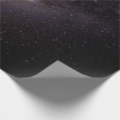 Schöne Sterne Nightsky-Fotografie Geschenkpapier (Ecke)