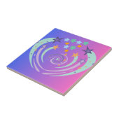 schöne Sterne und Herz Fliese (Seite)