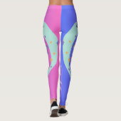 schöne Sterne und Herz Leggings (Rückseite)
