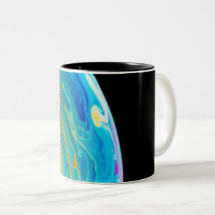 Schöne Sterne Zweifarbige Tasse
