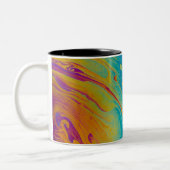 Schöne Sterne Zweifarbige Tasse (Links)