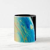 Schöne Sterne Zweifarbige Tasse (Mittel)