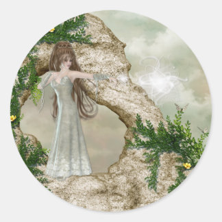 Schöne Sticker der Elven Magic Fantasy