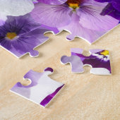 Schöne Stiefmütterchen-Frühlings-Blumen-Puzzle Puzzle (Seite)