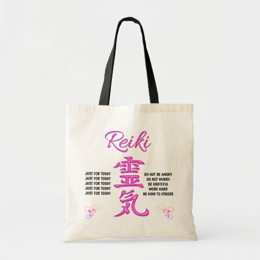 Schöne stilvolle Reiki Tote Tasche (Vorne)