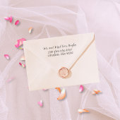 Schöne, stilvolle Script-Rücksendeadresse Permastempel