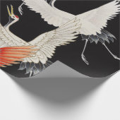 Schöne Storchen Geschenkpapier (Ecke)