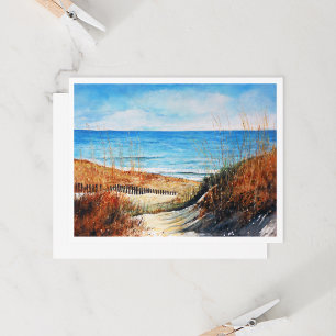 Schöne Strand Sanddünen Kunst
