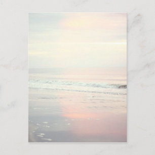 Schöne Strand Szene bei Sonnenaufgang Postkarte