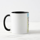 Schöne Strände im Mittelalter mit sonnigen Bars un Tasse (Links)