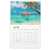 Schöne Strände von Mauritius und die Seychellen Kalender (Jan 2026)