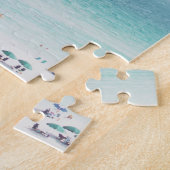 Schöne Strandfotografie Cool Blue Ocean Skies Puzzle (Seite)