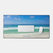 Schöne Strandfotografie Custom Ocean Zuhause Schreibtischunterlage (Tastatur & Maus)