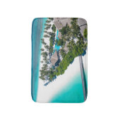 Schöne Strandlandschaft Badematte (Vorderseite Vertikal)