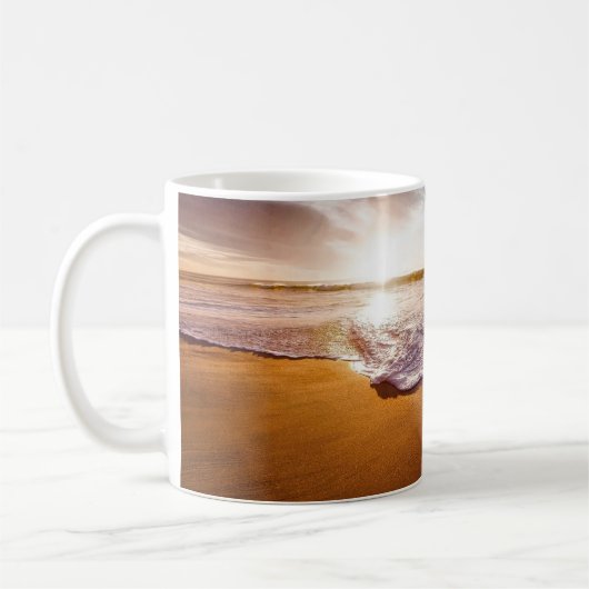 Schöne Strandlandschaft Kaffeetasse (Links)
