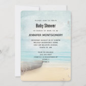 Schöne Strandlandschaft mit Boat & Lighthouse Dusc Einladung (Vorderseite)