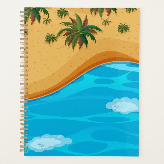 Schöne Strandlandschaft Planer (Vorderseite)