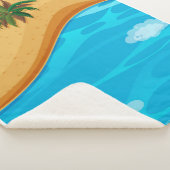 Schöne Strandlandschaft Sherpadecke (3/4)