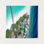 Schöne Strandlandschaft Wandteppich (Vorderseite (Horizontal))