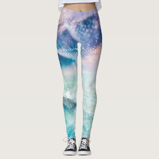 Schöne Strandszenen-Yogahosen Leggings