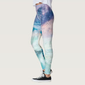 Schöne Strandszenen-Yogahosen Leggings (Links)