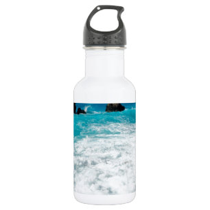 Schöne Strandwasser-Surf-Aloha Hawaiianische Hochz Edelstahlflasche