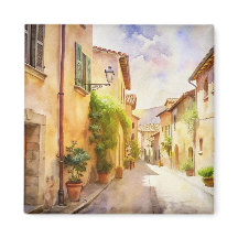 Schöne Straße in der Provence.