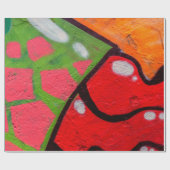 Schöne Straßenkunst von Graffiti. Abstrakte Farbe Geschenkpapier (Flach)