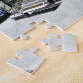 Schöne Straßenschneeszene Puzzle (Seite)