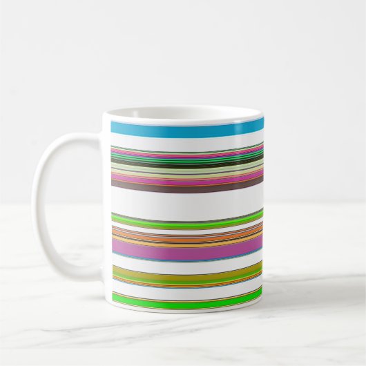 SCHÖNE STREIFEN KAFFEETASSE (Links)