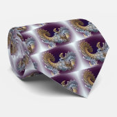 Schöne Strudel-Fraktal-Krawatte der Spitze n Krawatte (Gerollt)