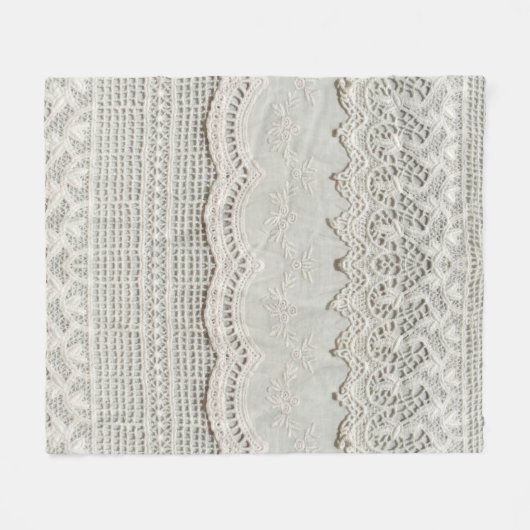 Schöne, subtile, weiße Lacktextilien nah. Fleecedecke (Vorderseite (Horizontal))