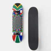 Schöne Südafrika-Flagge Skateboard (Vorne)