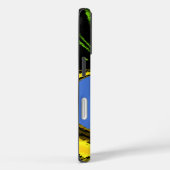 Schöne Südafrikanisch Gelb und Blau Kunst Case-Mate iPhone Hülle (Rückseite / Rechts)