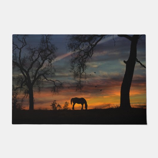 Schöne Südwestpferde Fußmatte (Vorderseite)