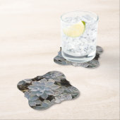 Schöne Sukkulationen botanische Fotografie Untersetzer (Vor Ort)