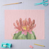 Schöne Sukkulente Blume Seidenpapier (Basteln)