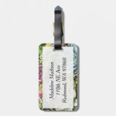 Schöne Sukkulturen Gepäckanhänger (Rückseite vertikal)