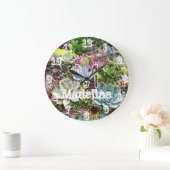 Schöne Sukkulturen Große Wanduhr (Zuhause)