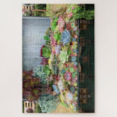 Schöne Sukkulturen in der Schatztruhe Puzzle (Vertikal)