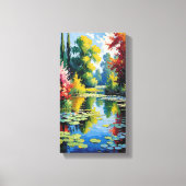 Schöne Sumpflandschaft Leinwand Lugano Kunst, Dich (Vorderseite)