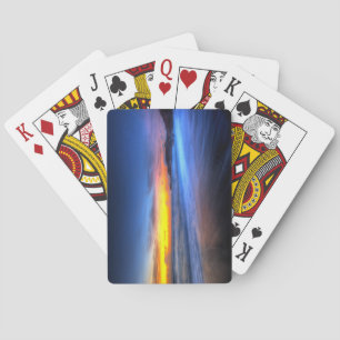 Schöne Sunset Bicycle® Poker Spielkarten