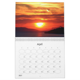 Schöne Sunset Fotos Kalender