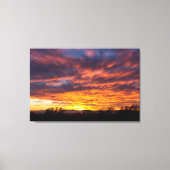 Schöne Sunset Leinwand Triptych Art (Vorderseite)