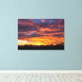 Schöne Sunset Leinwand Triptych Art (Insitu (Holzboden))