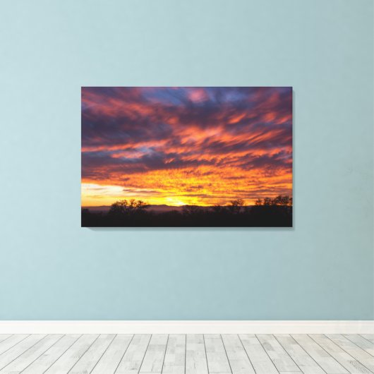 Schöne Sunset Leinwand Triptych Art (Insitu (Holzboden))