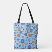Schöne, süße Blume und Rose Muster Tasche (Rückseite)