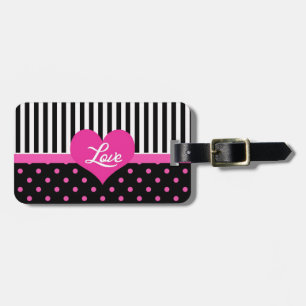 Schöne, süße, elegante, niedliche Pinkadöpfe Gepäckanhänger