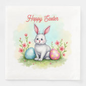Schöne süße Osterhasen-Sammlung Serviette (Vorderseite)