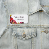 Schöne süße Phantastische Blume Namensschild (Beispiel)